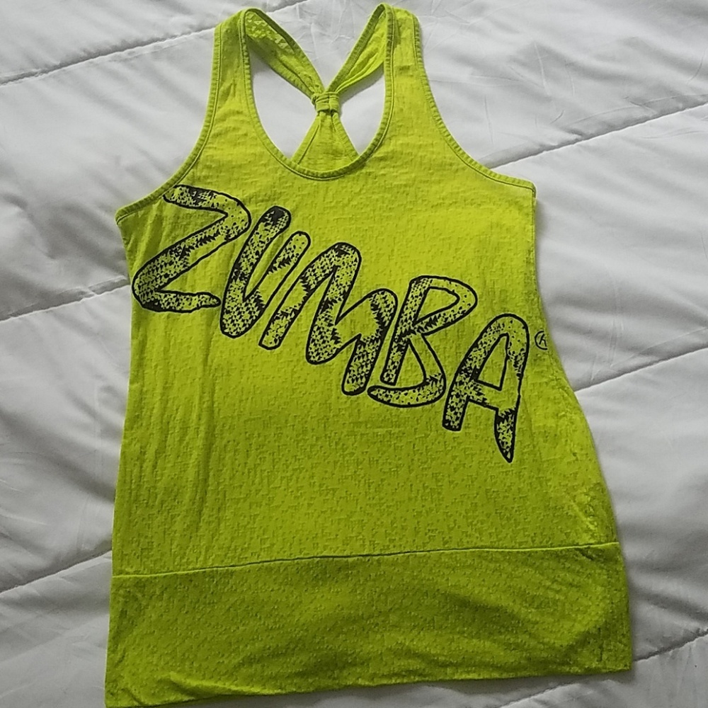 Neon Zumba tank top